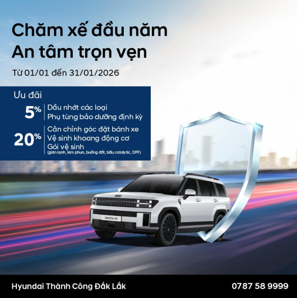 ƯU ĐÃI CHĂM XẾ ĐẦU NĂM - AN TÂM TRỌN VẸN